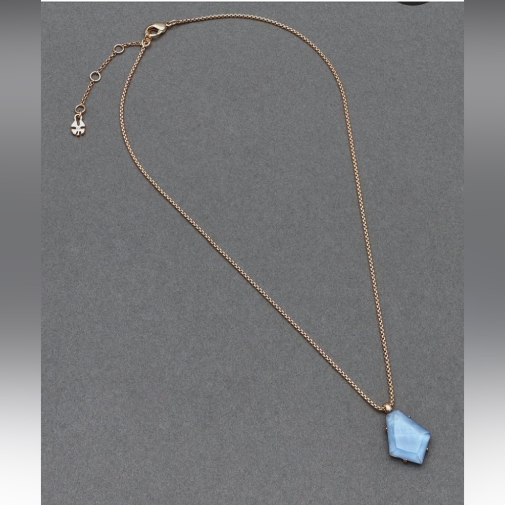 🆕 Lucky Brand Set Stone Pendant Necklace - Picture 6 of 7